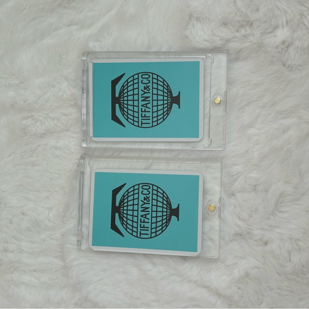 Tiffany & Co playing cards with case